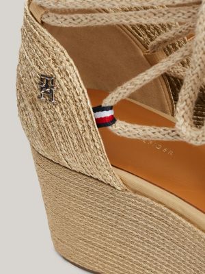 tommy hilfiger sandales à talon compensé elena