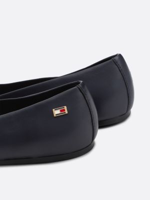 ballerine con fiocco e bandierina smaltata blu da donne tommy hilfiger