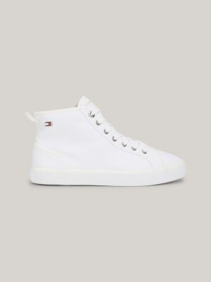 Tommy hilfiger store white womens trainers