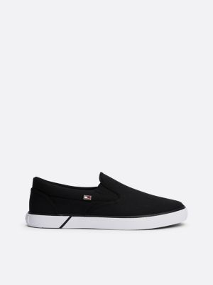 Tommy hilfiger womens clearance black trainers