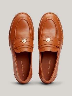 Tommy hilfiger hot sale leather loafers