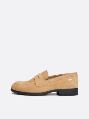 Loafer aus Wildleder mit Flag aus Emaille
