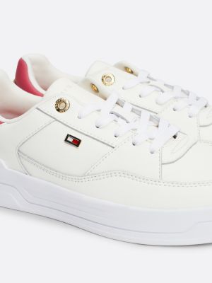 white enamel flag basketball trainers for women tommy hilfiger