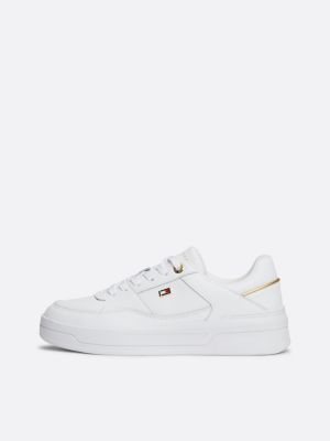 white enamel flag basketball trainers for women tommy hilfiger