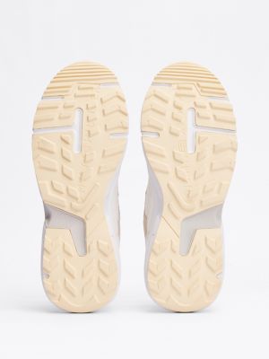 baskets chunky ton sur ton beige pour femmes tommy hilfiger