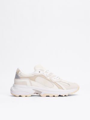 Tonal Chunky Trainers White Tommy Hilfiger