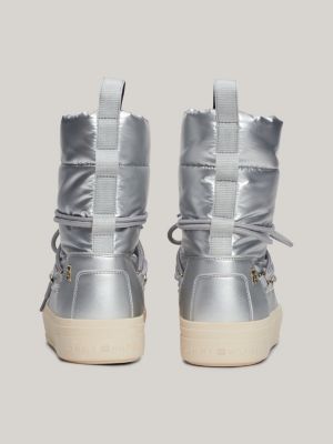 Tommy hilfiger metallic boots sale