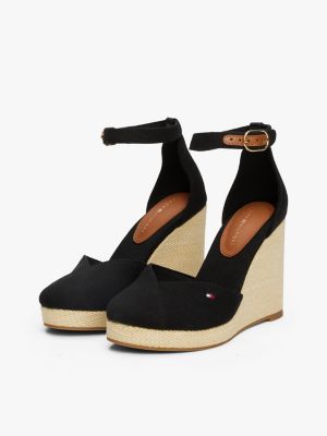 multi ankle strap wedge espadrilles for women tommy hilfiger