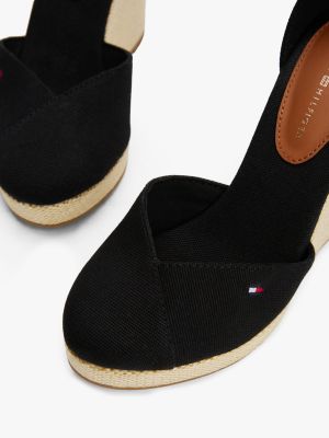 multi espadrille mit keilabsatz und knöchelriemen für damen - tommy hilfiger