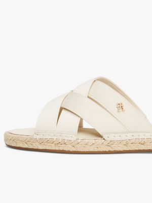 multi satin espadrille mules for women tommy hilfiger