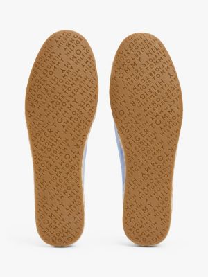 blau chambray-espadrille für damen - tommy hilfiger