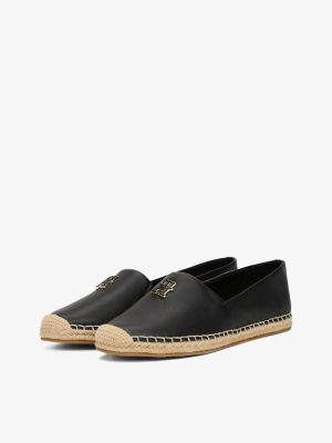 multi espadrille aus leder für damen - tommy hilfiger