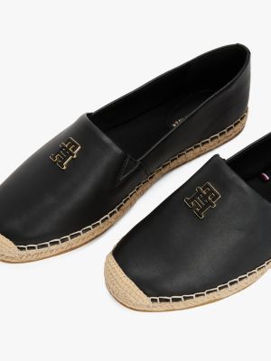 multi espadrille aus leder für damen - tommy hilfiger