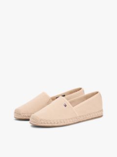 Flag Embroidery Canvas Espadrilles — Beige 2
