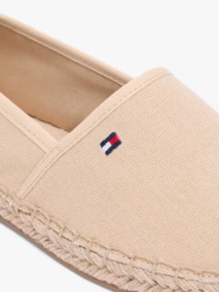 Flag Embroidery Canvas Espadrilles — Beige 6