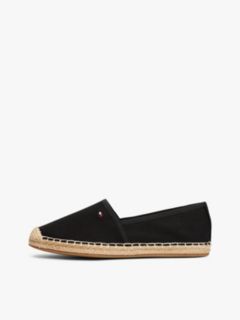 Flag Embroidery Canvas Espadrilles — Black 7