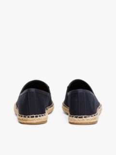 Flag Embroidery Canvas Espadrilles — Blue 4