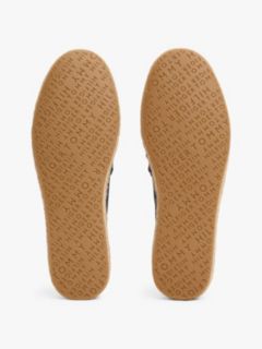 Flag Embroidery Canvas Espadrilles — Blue 5