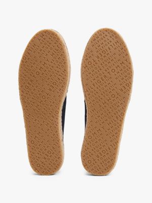 multi plateau-espadrille aus denim für damen - tommy hilfiger