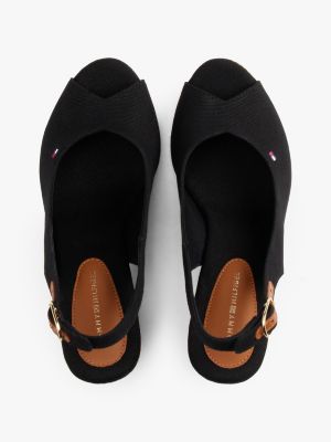 multi slingback-espadrille mit keilabsatz für damen - tommy hilfiger