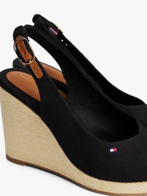 multi slingback-espadrille mit keilabsatz für damen - tommy hilfiger