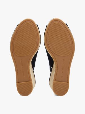 sandales espadrilles slingback compensées plusieurs couleurs pour femmes tommy hilfiger