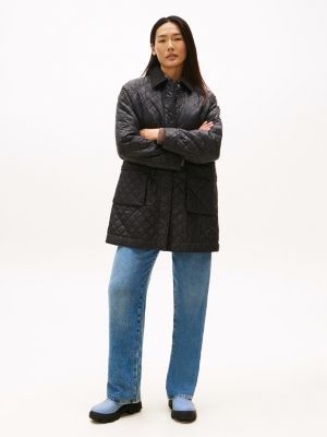 blue rubberised flag cleat rain boots for women tommy hilfiger