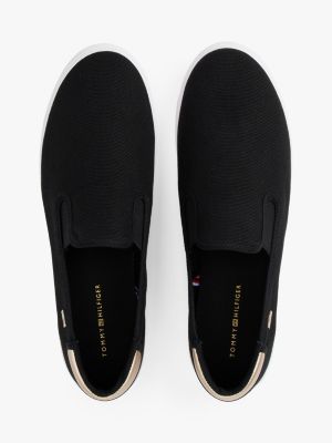 multi slip-on sneaker aus canvas für damen - tommy hilfiger