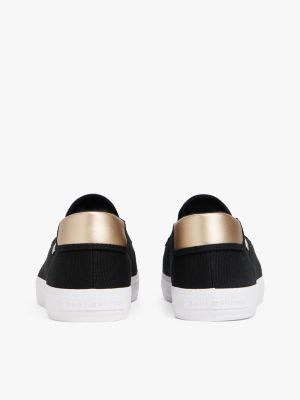 multi slip-on sneaker aus canvas für damen - tommy hilfiger