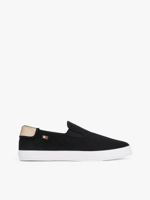 multi slip-on sneaker aus canvas für damen - tommy hilfiger