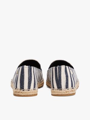 espadrillas con motivo a righe multicolore da donne tommy hilfiger