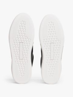 Leather Court Trainers — Black 5