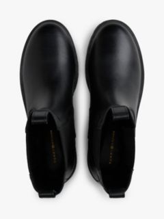 Leather Cleat Mid Chelsea Boots — Black 3