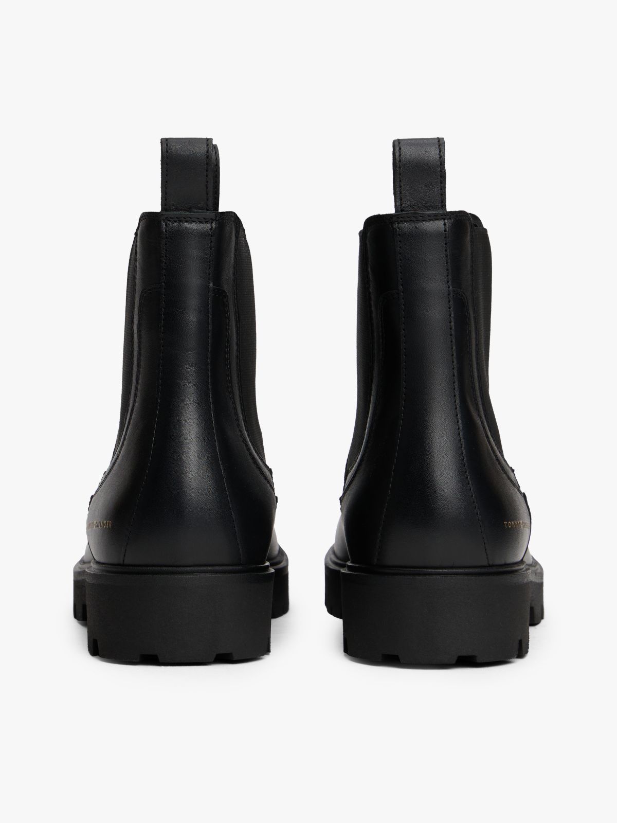 Leather Chelsea Boots — Black