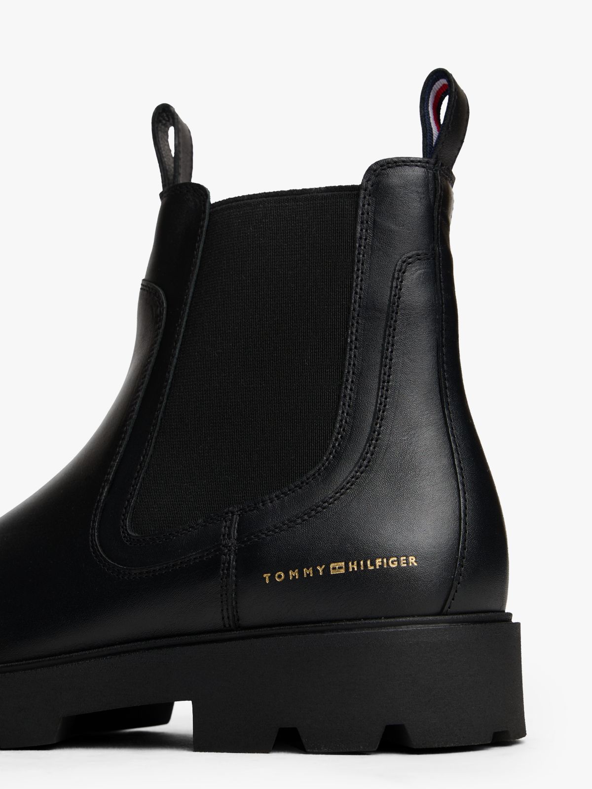 Leather Chelsea Boots — Black