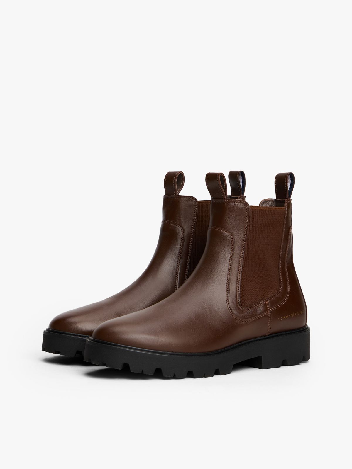 Leather Chelsea Boots — Brown