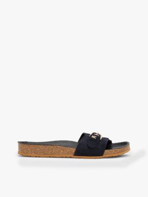  suede adjustable sandals for women tommy hilfiger