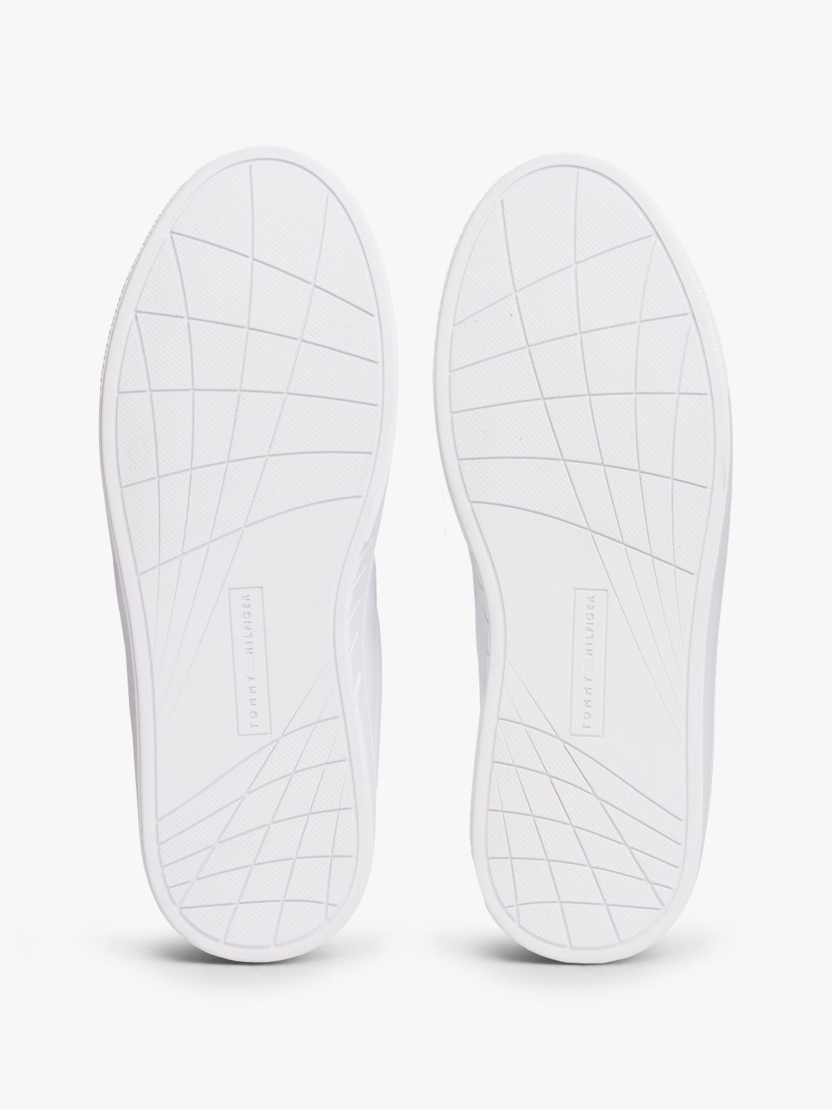 Leather Court Trainers — White