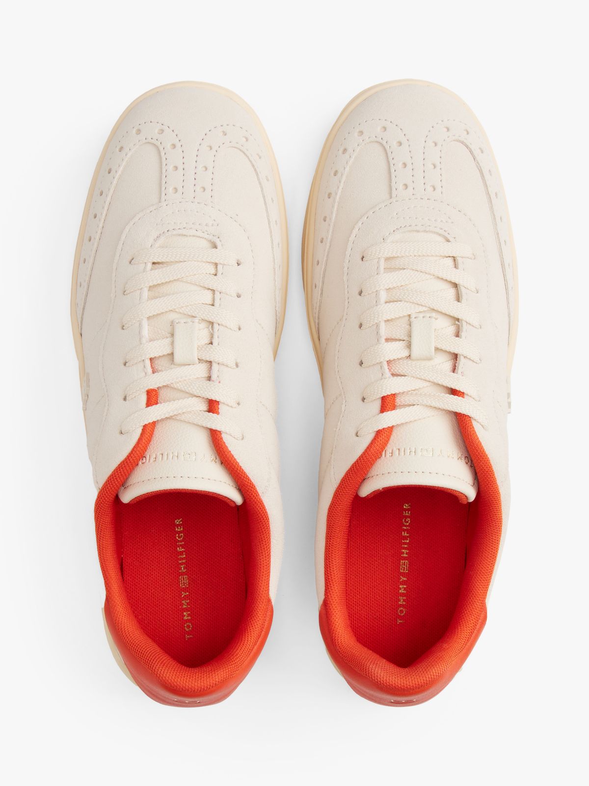 Heritage Suede Trainers — Beige