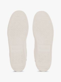 Heritage Shiny Leather Trainers — Beige 5