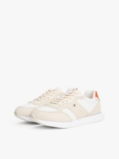 Suede TH Monogram Trainers — Beige 2