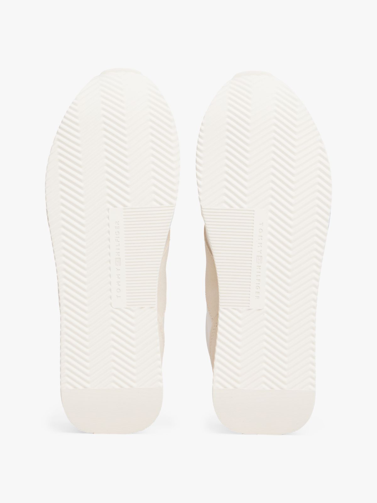 Suede TH Monogram Trainers — Beige