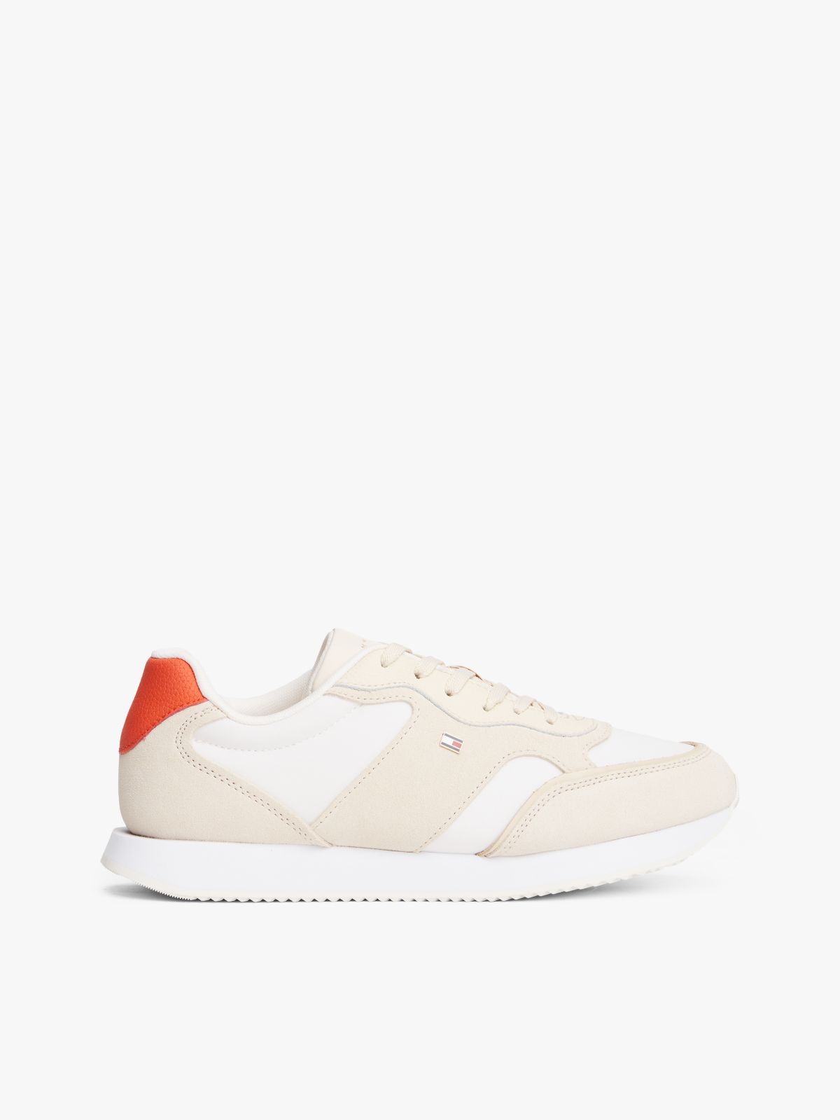 Suede TH Monogram Trainers — Beige