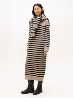 Leather TH Monogram Horsebit Riding Boots — Black 8