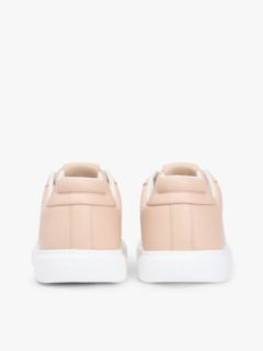 Lightweight Leather Cupsole Court Trainers — Pink 4