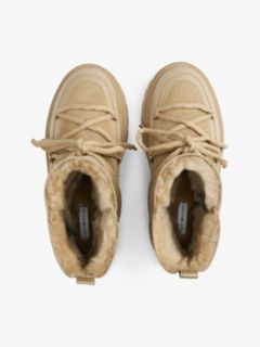 Leather TH Monogram Cleat Snow Boots — Beige 3