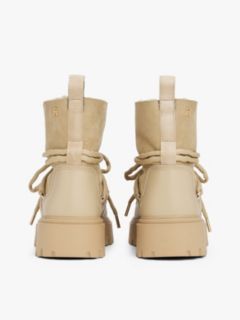 Leather TH Monogram Cleat Snow Boots — Beige 4