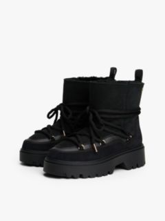 Leather TH Monogram Cleat Snow Boots — Black 2