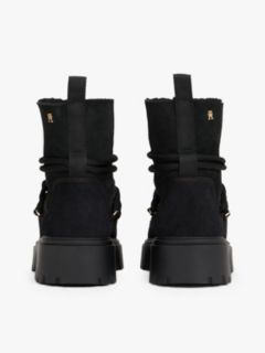 Leather TH Monogram Cleat Snow Boots — Black 4