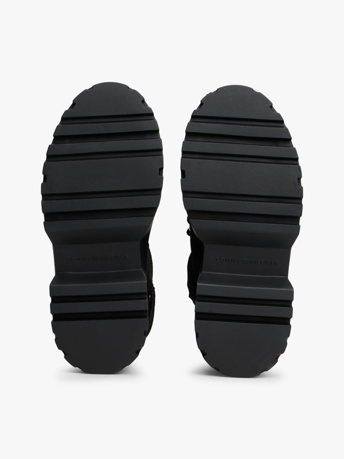 Leather TH Monogram Cleat Snow Boots — Black